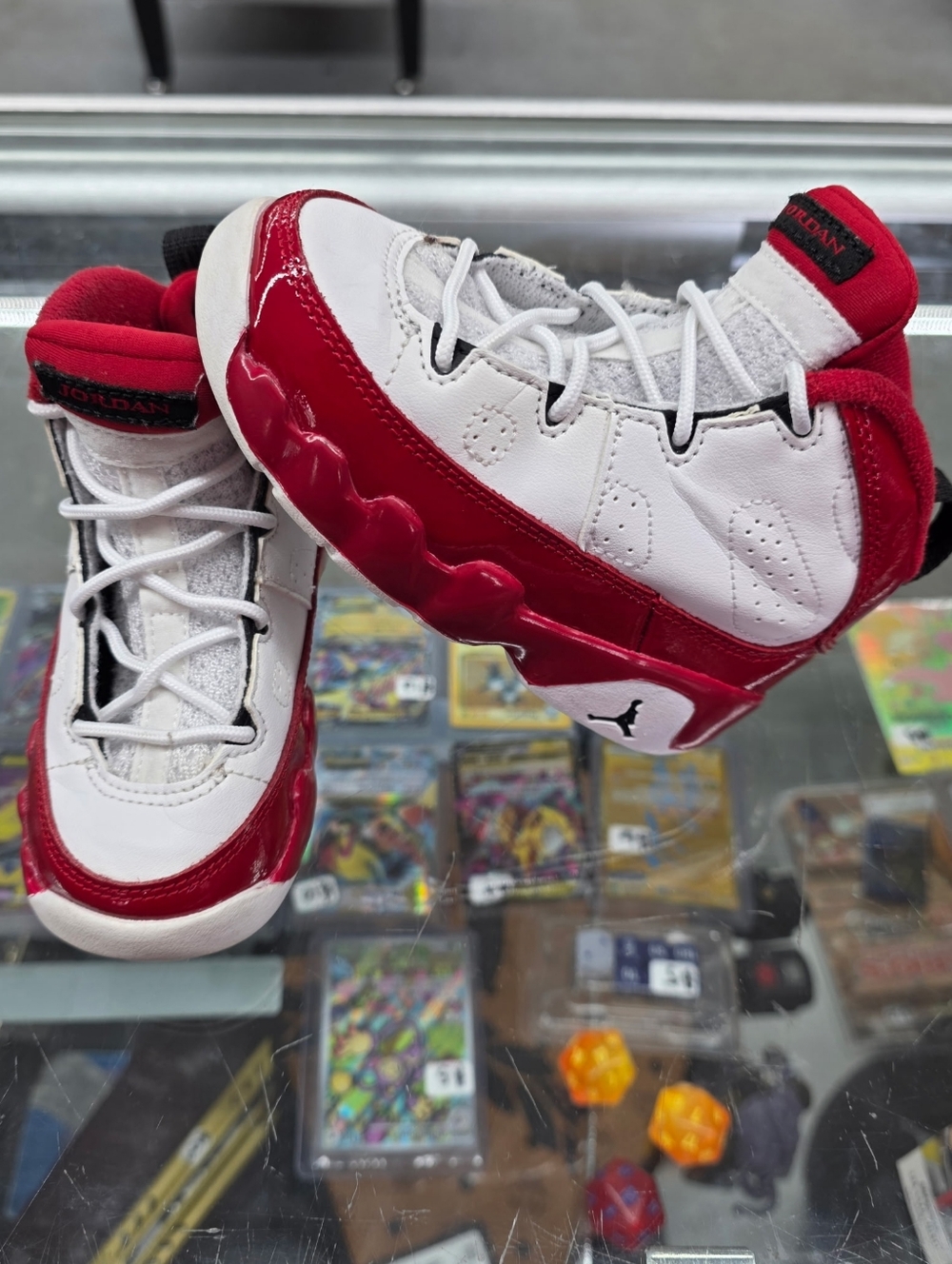 Nike Air Jordan 9 IX Retro Kids Size 8c White Gym Red Toddler Jordans 401812-160